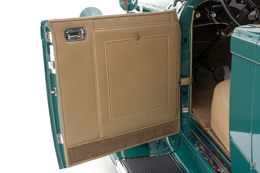 drivers side door of antique pierce arrow model touring phaeton for sale by hyman classic cars