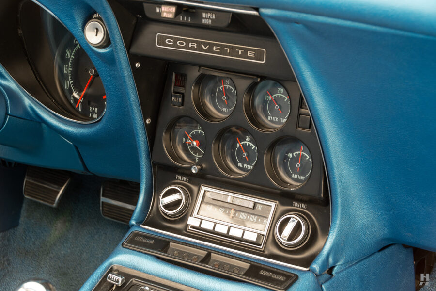 controls of chevrolet corvette convertible for sale by hyman classic cars
