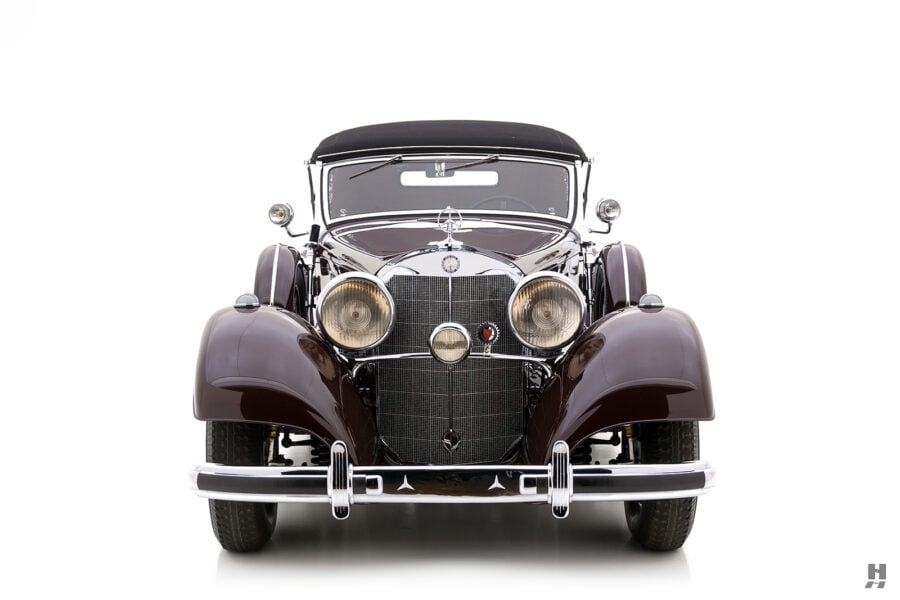 front of mercedes benz cabriolet c for sale by hyman classic car dealers