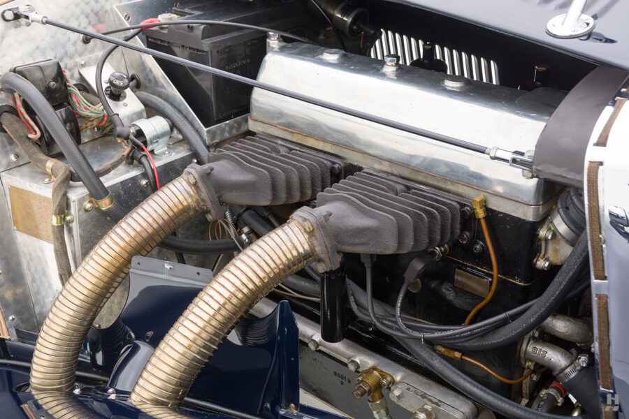 engine of aston martin open sports for sale by hyman classic car dealers