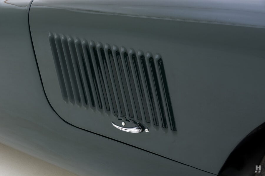 Close up of antique Jaguar C-Type Replica from Hyman classic cars