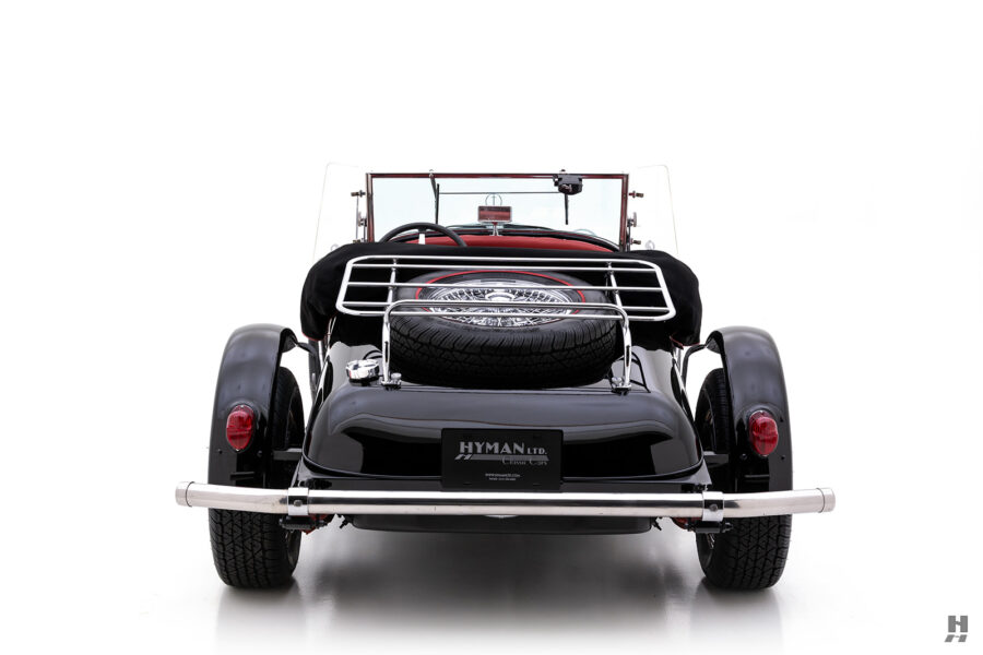 back of antique 1967 Excalibur SS Series 1 Roadster for sale by Hyman classic cars