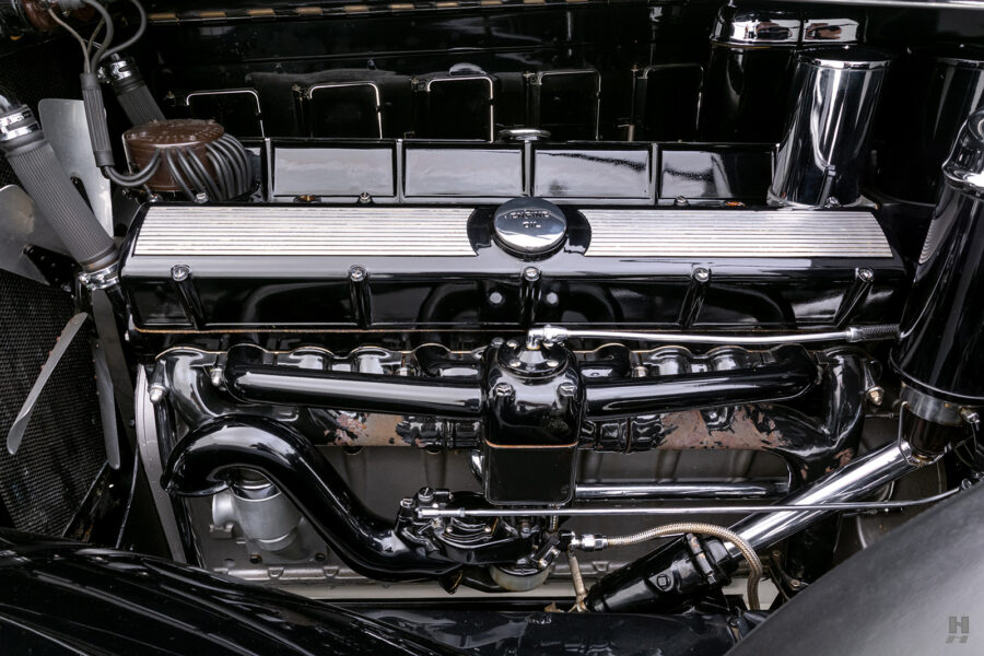 1930 Cadillac V16 Transformable Town Cabriolet Engine Bay